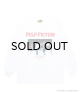 WACKO MARIA (PULP FICTION CREW NECK LONG SLEEVE T-SHIRT TYPE-1) WHITE