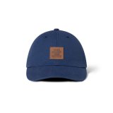 BLACK EYE PATCH (LEATHER PATCHED OG LABEL 6 PANEL CAP) NAVY