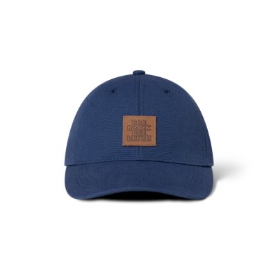 画像1: BLACK EYE PATCH (LEATHER PATCHED OG LABEL 6 PANEL CAP) NAVY