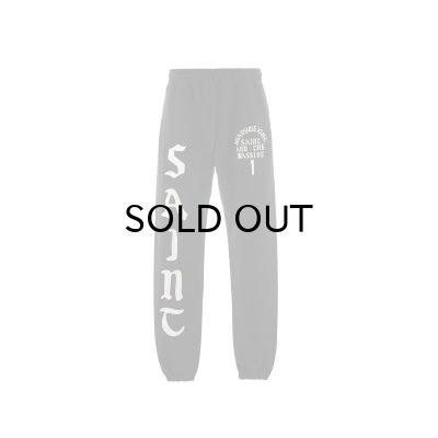 画像1: SAINT Mxxxxxx (SWEAT PANTS_IT'S SAINT) BLACK