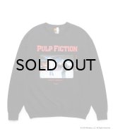 WACKO MARIA (PULP FICTION CREW NECK SWEAT SHIRT TYPE-4) BLACK