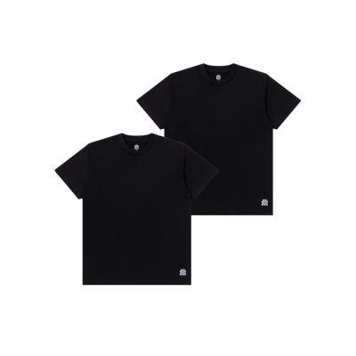 画像2: BLACK EYE PATCH (2 PACK CREW NECK TEE) BLACK