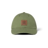 BLACK EYE PATCH (LEATHER PATCHED OG LABEL 6 PANEL CAP) OLIVE