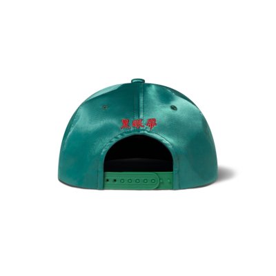 画像2: BLACK EYE PATCH (CHINATOWN STORE SATIN CAP) GREEN