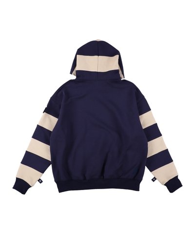 画像2: PHINGERIN (BORDER PATCH HOODIE) NAVY