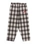 画像2: PHINGERIN (NIGHT PANTS HOMBRE PLAID) BEIGE (2)