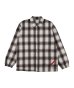 画像1: PHINGERIN (NIGHT SHIRT HOMBRE PLAID) BEIGE (1)