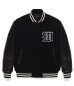 画像1: WACKO MARIA (LEATHER VARSITY JACKET -B- TYPE-2) BLACK (1)