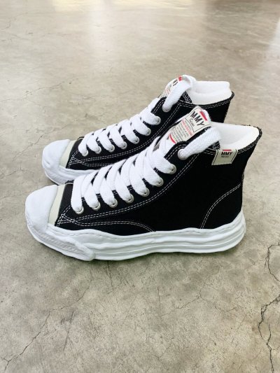 画像2: Maison MIHARA YASUHIRO ("HANK" OG SOLE CANVAS HI TOP SNEAKER) BLACK