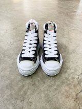 Maison MIHARA YASUHIRO ("HANK" OG SOLE CANVAS HI TOP SNEAKER) BLACK