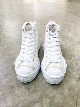 Maison MIHARA YASUHIRO ("HANK" OG SOLE CANVAS HI TOP SNEAKER) WHITE