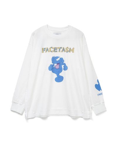 画像1: FACETASM (FACETASM×CPD SHIRAI PRINT LONG TEE) WHITE