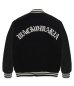 画像2: WACKO MARIA (LEATHER VARSITY JACKET -B- TYPE-2) BLACK (2)