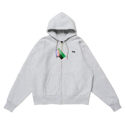 画像1: LQQK STUDIO (SIGNATURE FLEECE ZIP HOODIE) ASH