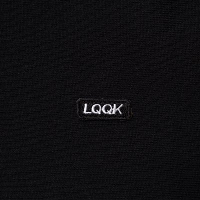 画像3: LQQK STUDIO (SIGNATURE FLEECE ZIP HOODIE) BLACK