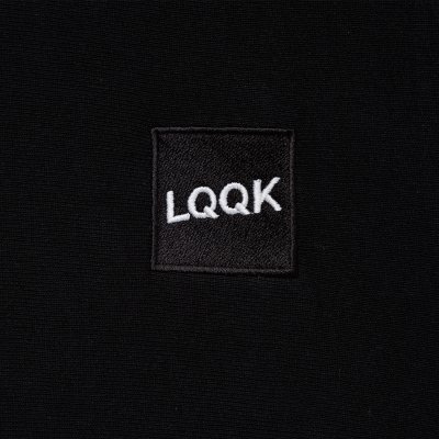 画像3: LQQK STUDIO (SIGNATURE SNAP FLEECE HOODIE) BLACK