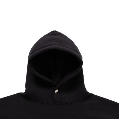 画像4: LQQK STUDIO (SIGNATURE SNAP FLEECE HOODIE) BLACK