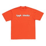 LQQK STUDIO (SCRIPT LOGO TEE) ORANGE