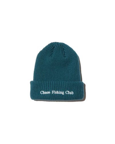 画像1: Chaos Fishing Club (LOGO WATCH CAP) GREEN