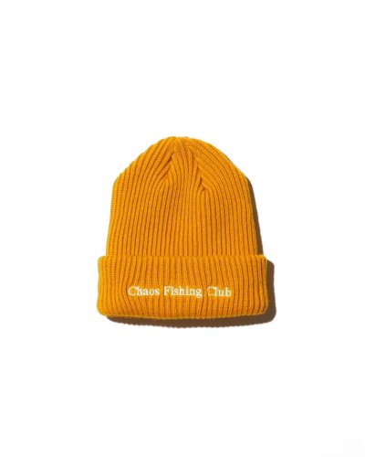 画像1: Chaos Fishing Club (LOGO WATCH CAP) YELLOW