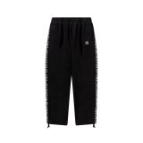 BLACK EYE PATCH (KANJI TAPED HEAVYWEIGHT SWEAT PANTS) BLACK