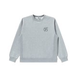 BLACK EYE PATCH (B EMBLEM HEAVYWEIGHT CREW SWEAT) H.GREY