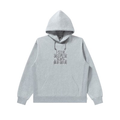 画像1: BLACK EYE PATCH (OG LABELS IN SHAPE HOODIE) H.GREY