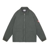 C.E (QUILT ZIP JACKET) CHARCOAL