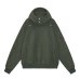 画像1: C.E (NECK SNAP FLEECE HOODY) GREEN (1)