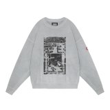 C.E (OVERDYE ALL Mod Coms CREW NECK) GREY