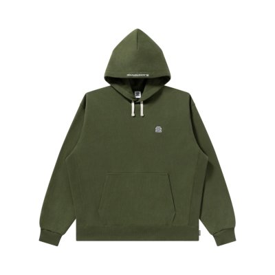 画像1: BLACK EYE PATCH (SMALL OG LABEL HEAVYWEIGHT HOODIE) OLIVE