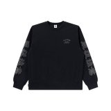 BLACK EYE PATCH (HWC COLLEGE CREW SWEAT) BLACK