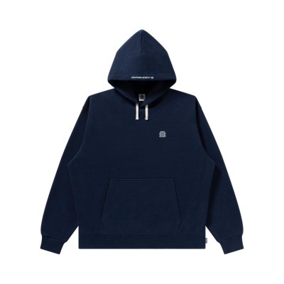 画像1: BLACK EYE PATCH (SMALL OG LABEL HEAVYWEIGHT HOODIE) NAVY