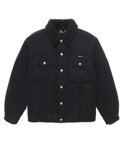 画像1: WACKO MARIA (Wrangler TRUCKER JACKET TYPE-1) BLACK