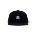 画像1: BLACK EYE PATCH (OG LABEL VELOUR CAP) BLACK (1)