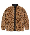 WACKO MARIA (REVERSIBLE LEOPARD BOA JACKET) BEIGE