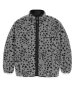 画像1: WACKO MARIA (REVERSIBLE LEOPARD BOA JACKET) GRAY (1)