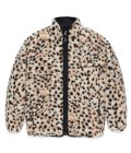 WACKO MARIA (REVERSIBLE LEOPARD BOA JACKET) WHITE