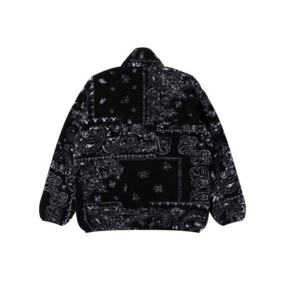 画像2: BLACK EYE PATCH (OG LABEL PAISLEY FLEECE PULLOVER) BLACK