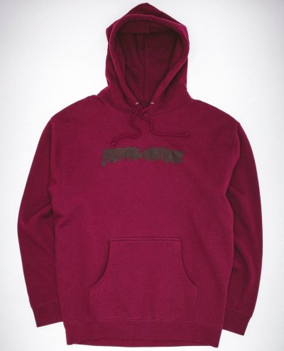 画像1: FUCKING AWESOME (Ink Trap Stamp Hoodie) MAROON