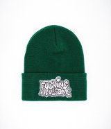 FUCKING AWESOME (PBS Logo Cuff Beanie) GREEN