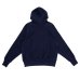 画像2: LQQK STUDIO (SIGNATURE SNAP FLEECE HOODIE) NAVY (2)