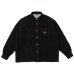 画像1: LQQK STUDIO (QUILTED BUTTON DOWN) BLACK (1)