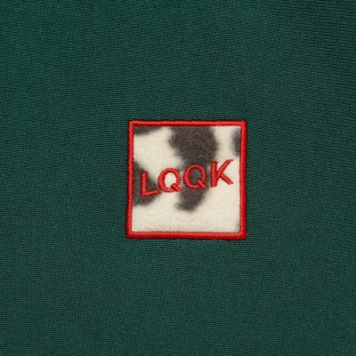 画像3: LQQK STUDIO (SIGNATURE SNAP FLEECE HOODIE) F.GREEN