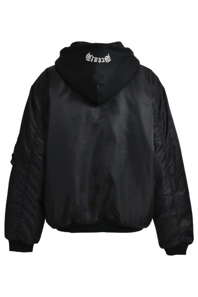 画像2: BREATH (x F.M.C.D 3WAY OLD ENGLISH LOGO BOMBER JACKET) BLACK