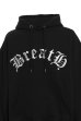 画像4: BREATH (OLD ENGLISH LOGO HOODIE) BLACK (4)