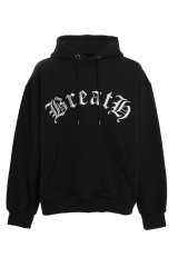 BREATH (OLD ENGLISH LOGO HOODIE) BLACK