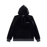 BLACK EYE PATCH (OE LOGO VELOUR HOODIE) BLACK