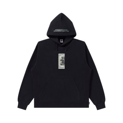 画像1: BLACK EYE PATCH (OG DOLLAR BILL HOODIE) BLACK