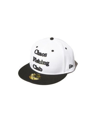 画像1: Chaos Fishing Club (LOGO CAP) WHT-BLK